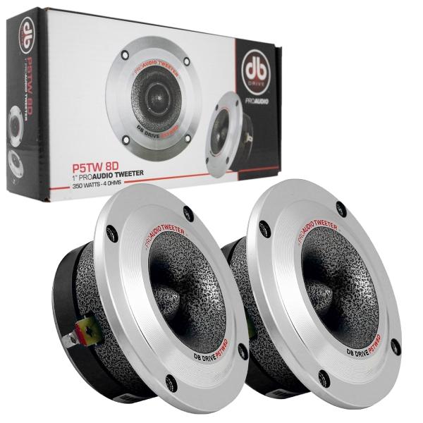 Tweeters de Bala con filtro DB Drive P5TW 8D 300 Watts 1 Pulgada 4 Ohms Open Show SPL