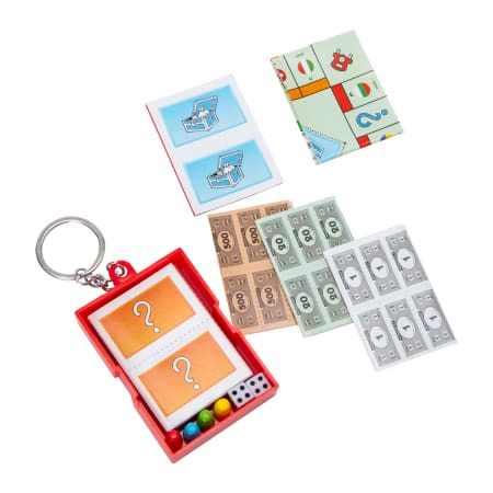 Hasbro Gaming Monopoly Llavero Juego Mini Tamano de Viaje