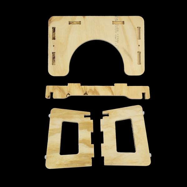 Wallace - Banco Ideal para IR Al Baño - Color Madera Natural