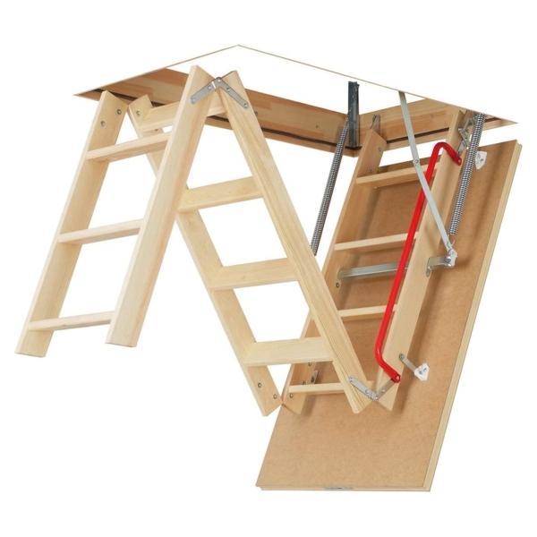 FAKRO Escalera de Ático Fabricada en Madera, Estilo LWK Komfort