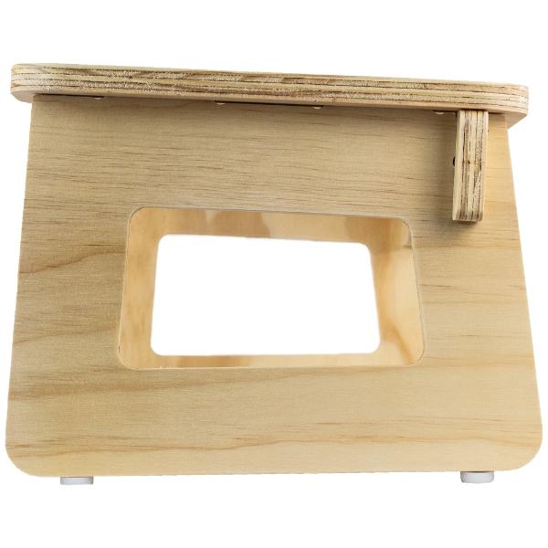 Wallace - Banco Ideal para IR Al Baño - Color Madera Natural