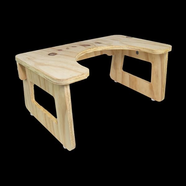 Wallace - Banco Ideal para IR Al Baño - Color Madera Natural