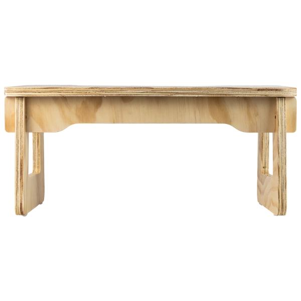 Wallace - Banco Ideal para IR Al Baño - Color Madera Natural