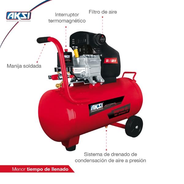 Compresor Semi Pro Aksi -50 Lts