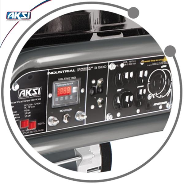 Generador a gasolina Aksi de 8000W con arranque automatico INDUSTRIAL