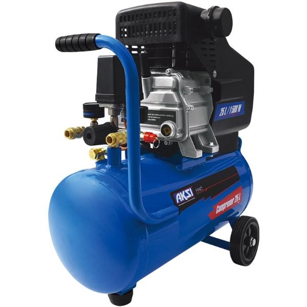 Compresor 25 lts Aksi de 2 HP  PRO