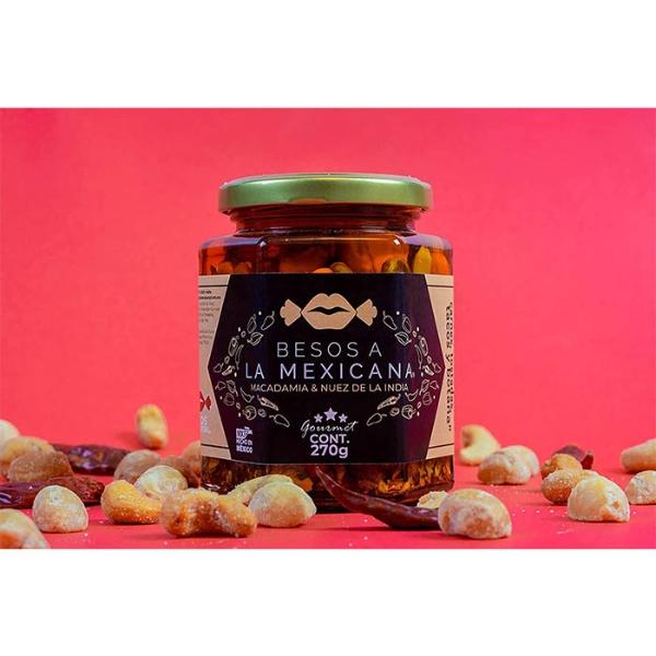 Besos de Dulce Salsa de Macadamia & Nuez de la India y Salsa de Cacahuate Almendra & Nuex