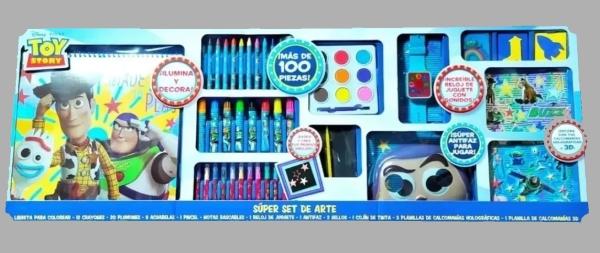 Super Set De Arte Para Dibujar Y Pintar Para Niños Toy Story