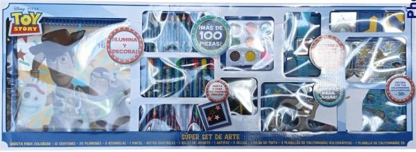 Super Set De Arte Para Dibujar Y Pintar Para Niños Toy Story