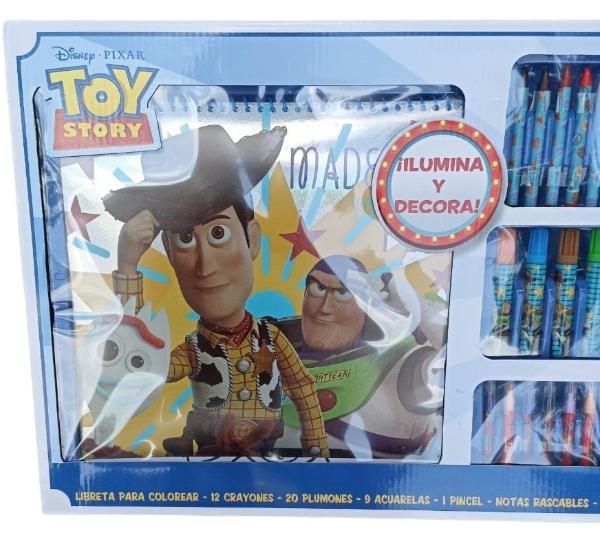 Super Set De Arte Para Dibujar Y Pintar Para Niños Toy Story