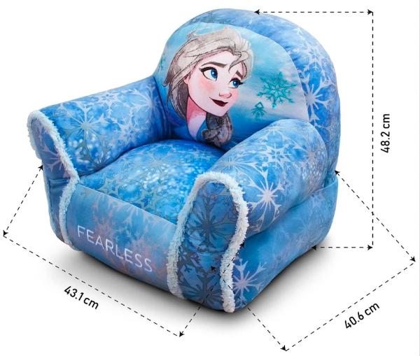 Puff Pequeño Sillón Frozen Infantil Individual Original