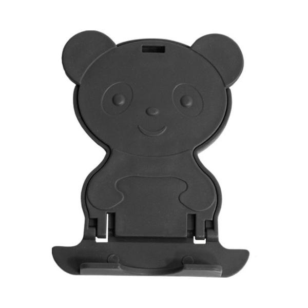 Soporte Osito Mesa Escritorio Celular Negro