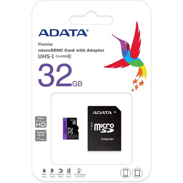Memoria Micro SD de 32 GB Clase 10 Adata