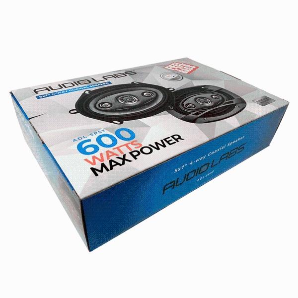 Bocinas 5x7 Pulgadas 4 Via 250w Tipo Ford Adl-sp57 Audiolabs