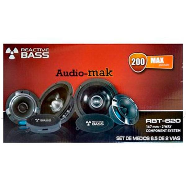 Set De Medios Reactive Bass 6.5 Rbt 620 Open Show