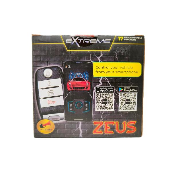 Alarma 1 Vía Extreme ZEUS 3 Canales Control Remoto Bluetooth 