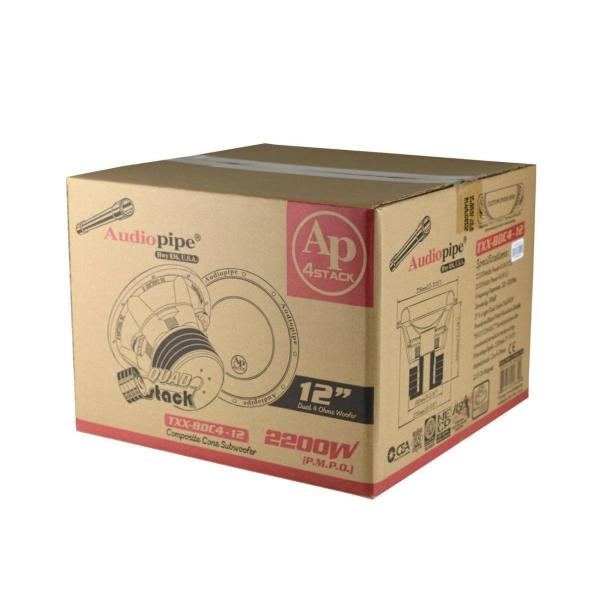 Subwoofer Plano Rockford Fosgate T1S2-10 1000 Watts 10 Pulgadas 2 Ohms 