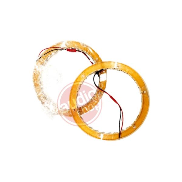 Anillos LED marinos para bocinas coaxiales Audiopipe NL-RIAPMB-6 WH 6 Pulgadas APMB Series Blanco 