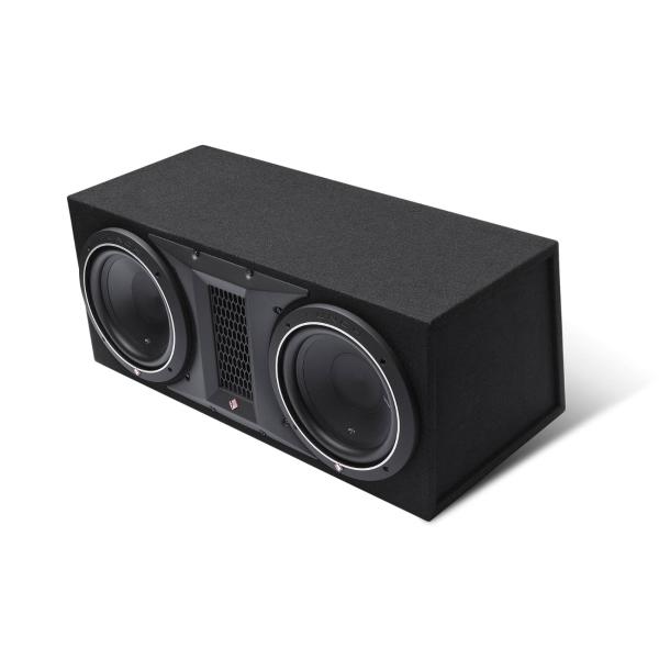 Cajón con Subwoofer Doble Amplificado Rockford Fosgate P1-2X10 1000 Watts 10 Pulgadas 2 Ohms 