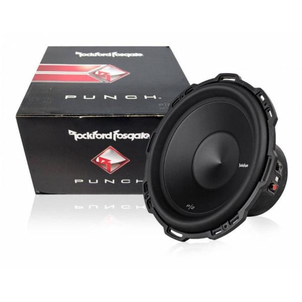 Subwoofer Doble Bobina DVC Rockford Fosgate P2D4-10 600 Watts 10 Pulgadas 4 Ohms SPL Punch Series 