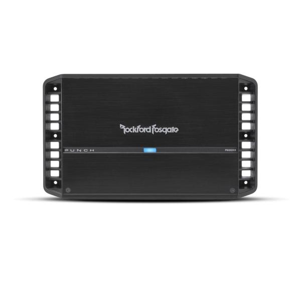Amplificador 4 Canales Rockford Fosgate P600X4 600 Watts Clase AB 4 Ohms 