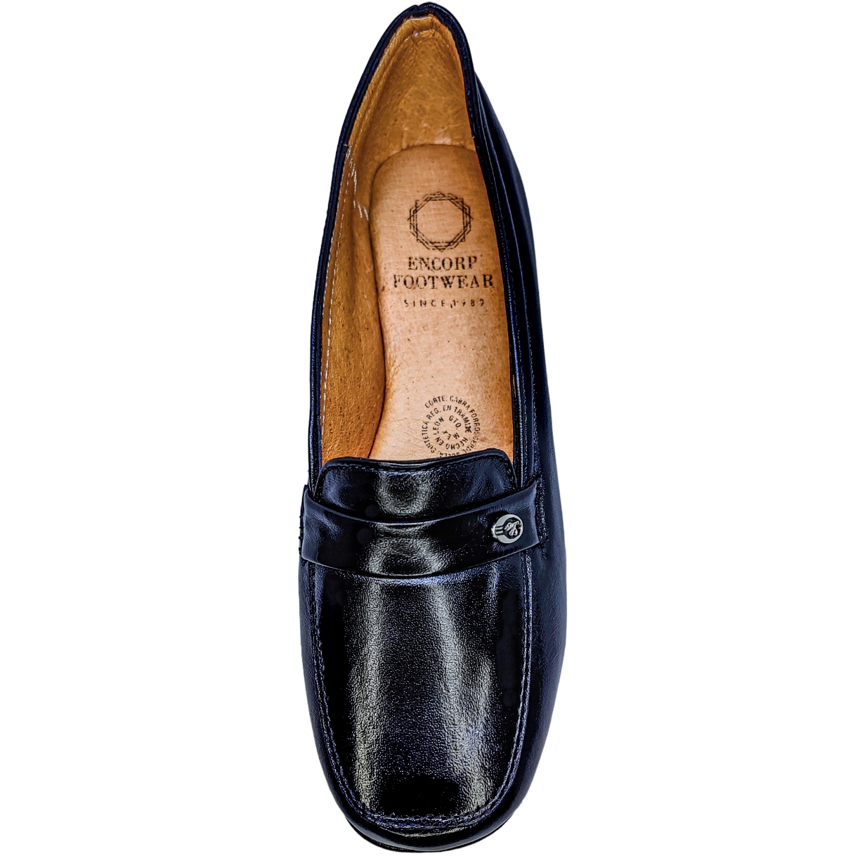 Calzado Para Pie Delicado O Diabetico Piel Cabra Para Dama Color Negro Con Herrajito.