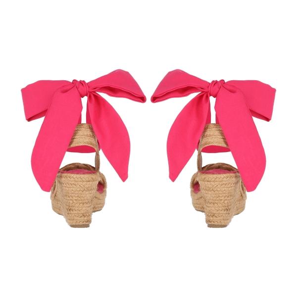 Tenis Con Suela Gruesa Para Mujer Color Blanco Con Talón Rojo