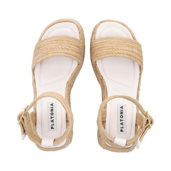 Tenis Con Suela Gruesa Para Mujer Color Blanco Con Talón Rojo