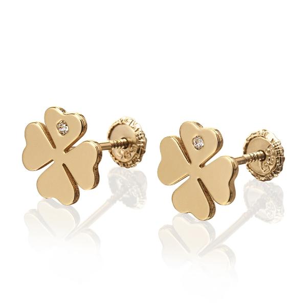 Aretes Accesorios Para Blusa Amarilla Aretes De Oro 14k Mujer