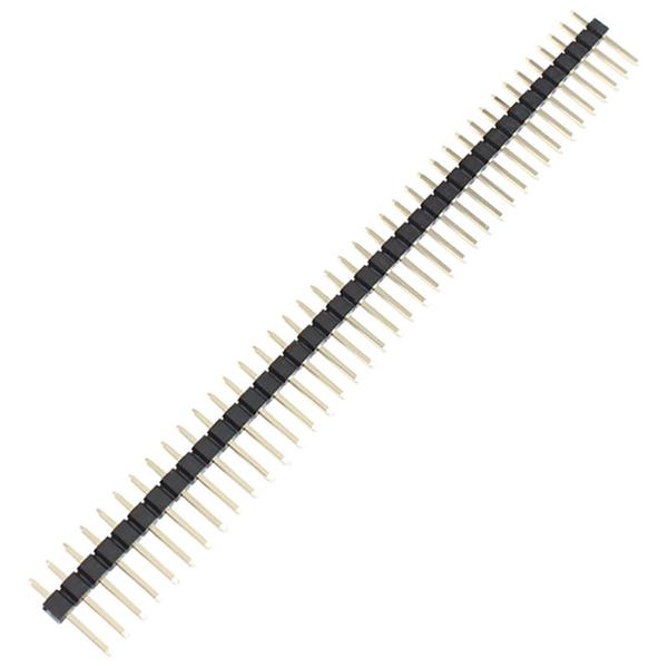 Paquete 10 Header Macho 40 Pines una Fila 1x40 2.54 mm