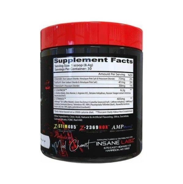 Pre Entreno Psychotic War Zombie 30 serv INSANE LABZ