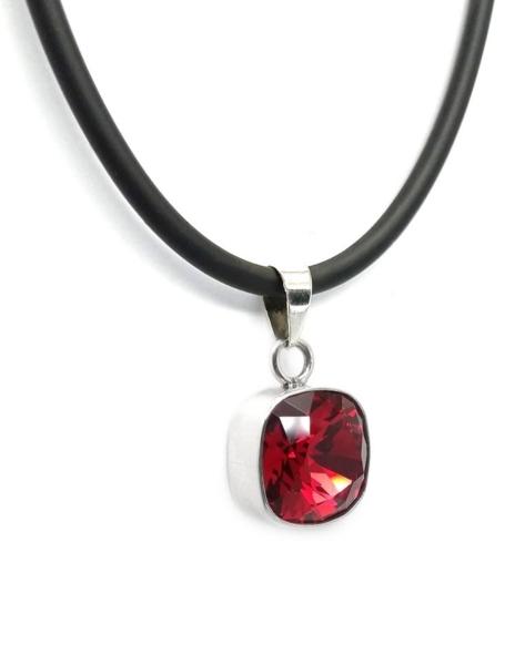 Collar y aretes de Perlas de cristal crema con plata, Joyería Zvezda 