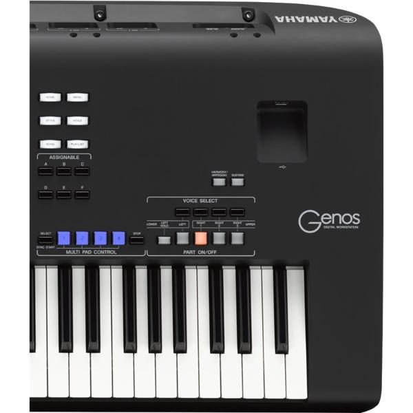 Teclado Profesional de 76 teclas Yamaha GENOS-Negro