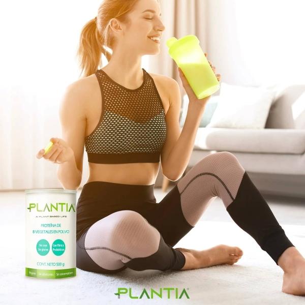 Proteína PLANTIA de 8 Vegetales 500 g | 22 g de proteína | 14 porciones | 100% orgánica y vegana | Libre de GMO, sin soya