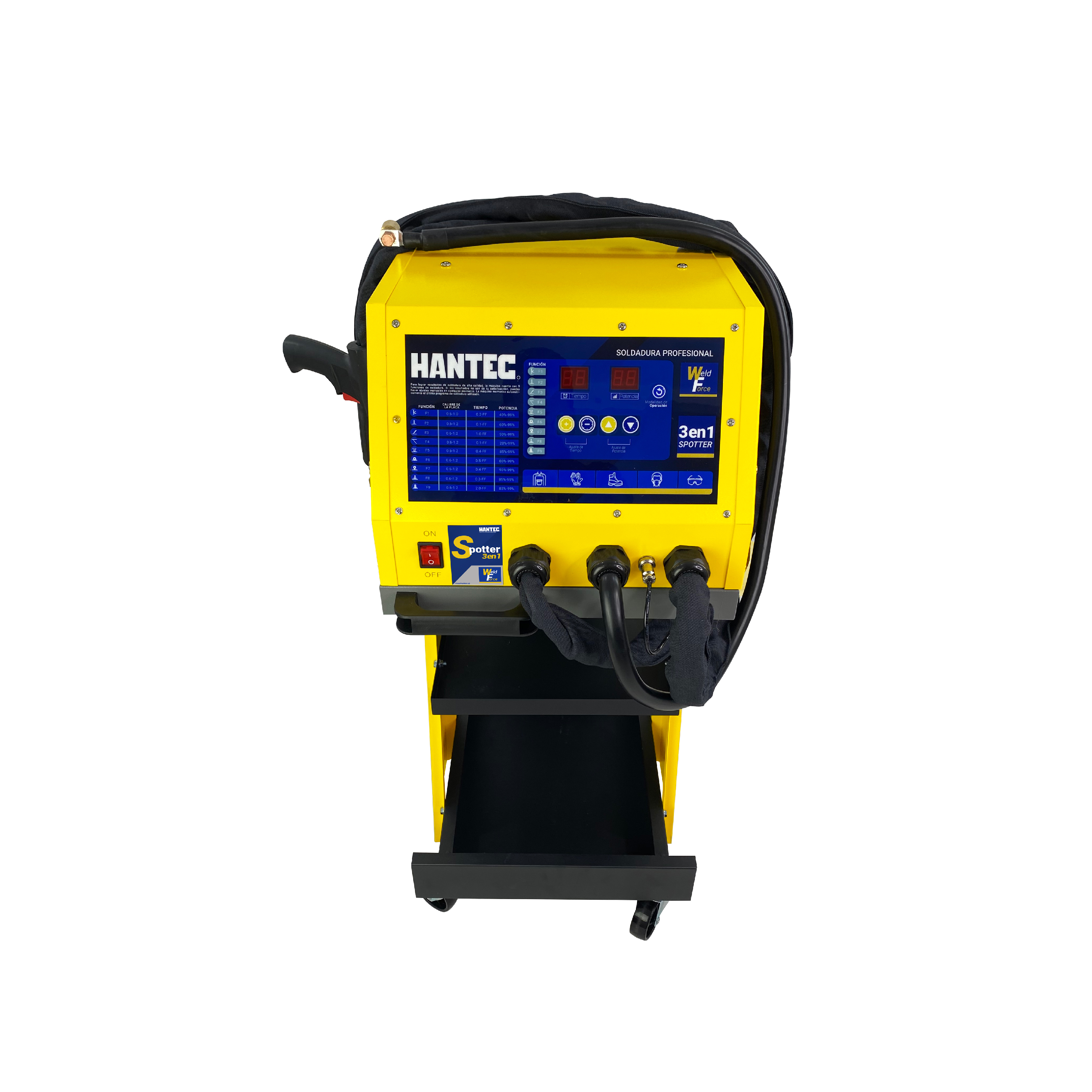 Spotter Hantec Para Hojalateria 3 En 1 Saca Abolladuras motor 220v