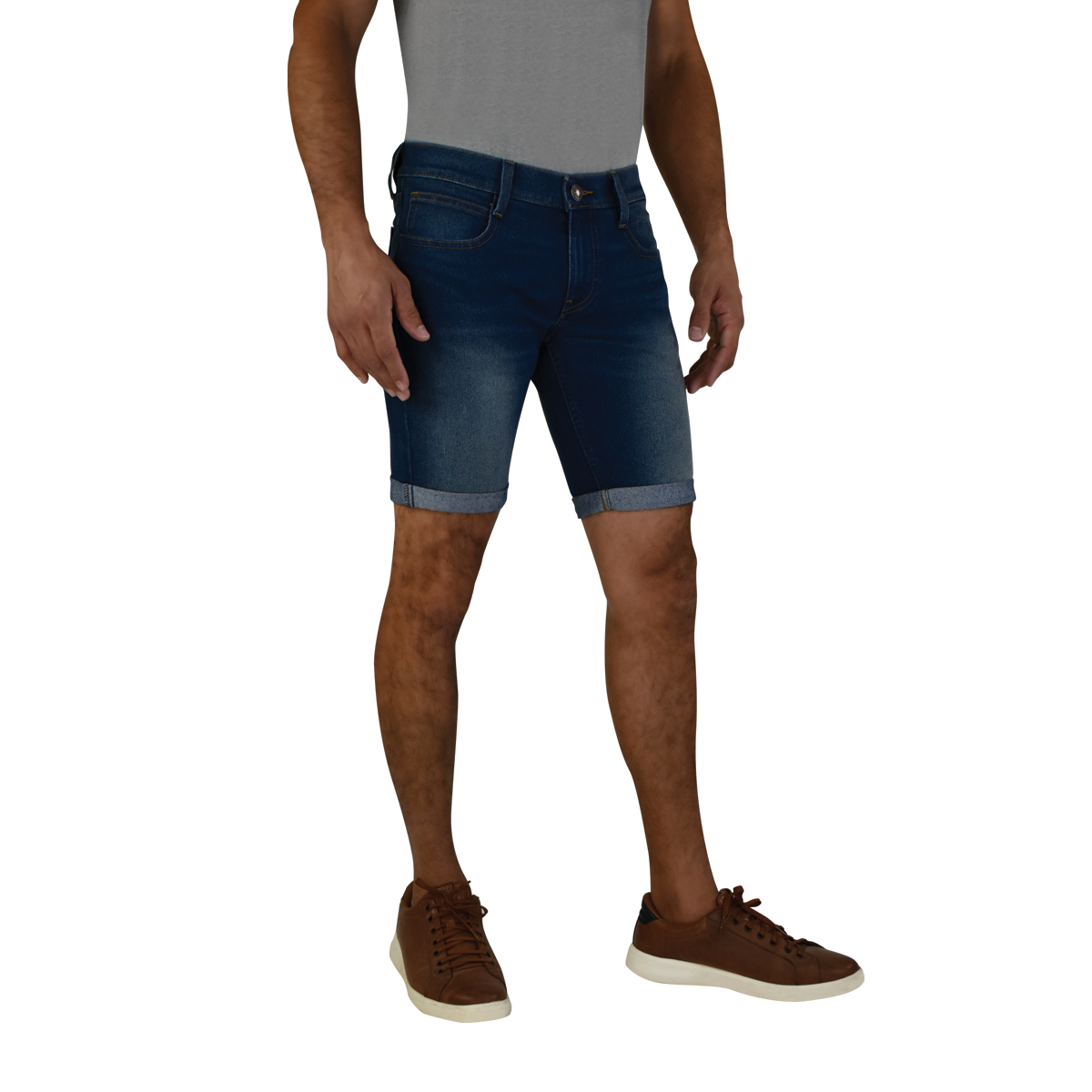Bermuda De Mezclilla Para Hombre 3369.