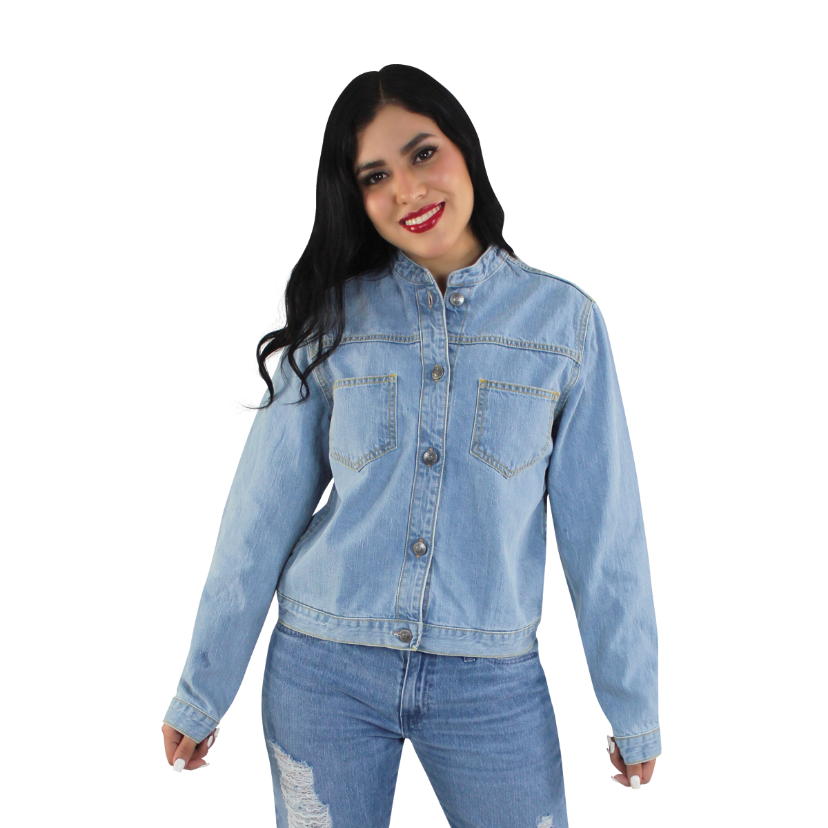 Chamarra Mujer Mezclilla
