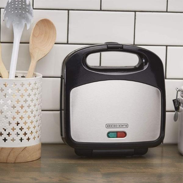 Waflera Sandwichera Parrila 3 En1 Antihaderente Black+decker