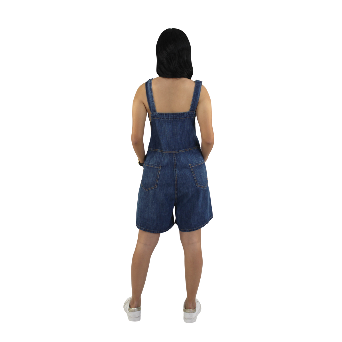Overol Short Mujer Mezclilla