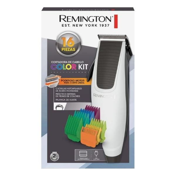Cortadora Cabello Remington Color Kit Con 16 Pz Acero Quirúrgico