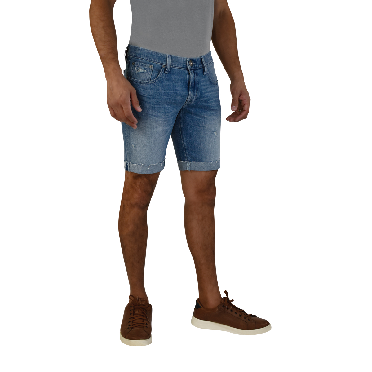 Bermuda De Mezclilla Para Hombre 3366