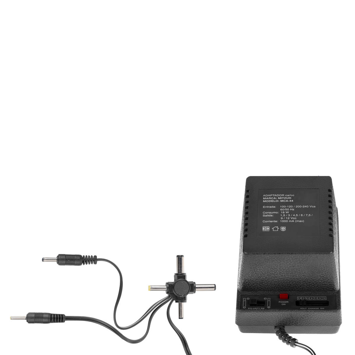 Eliminador Múltiple Con 6 Conectores De 1,000 Ma Mca-44