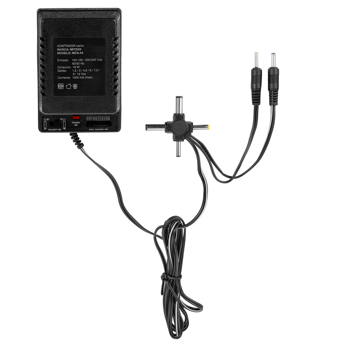 Eliminador Múltiple Con 6 Conectores De 1,000 Ma Mca-44