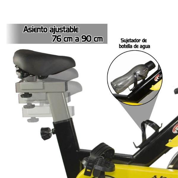 Bicicleta Spinning Fija 11 Kg Centurfit Fitness Gym Estatica.