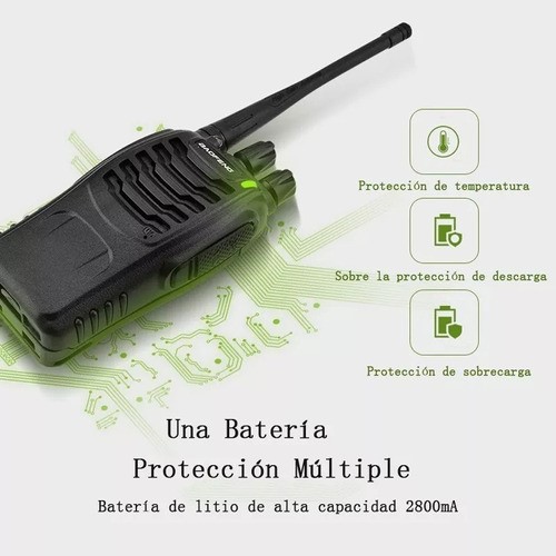 Radios Baofeng Walkie Talkies Bf-888s Kit 2 Pc Manos Libres