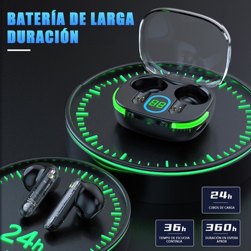 Audífonos Inalámbricos Bluetooth In-ear Carga Inalámbrica