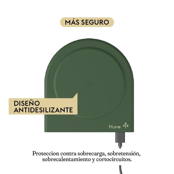 Cargador Inalámbrico Hune Hoja Sustentable Universal 10w