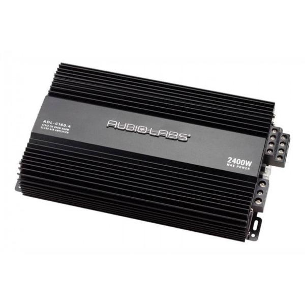 Amplificador 4 Canales Audiolabs Adl-c160.4 2400 Watts Clase A/b 