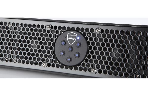 Barra de Sonido Amplificado Marino Wet Sounds STEALTH-10 ULTRA HD-B 300 Watts 3 Pulgadas Negro con A 