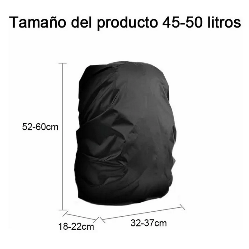 Funda Impermeable Para Mochila Cubierta Repelente Amplia